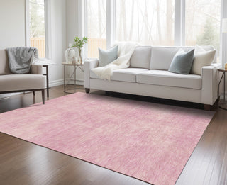 Piper Looms Chantille Abstract ACN1018 Pink Machine Washable Area Rug Lifestyle Image Feature