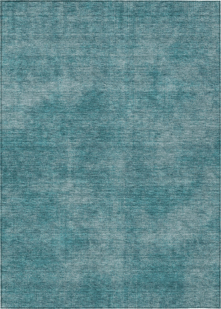 Piper Looms Chantille Abstract ACN1018 Teal Machine Washable Area Rug main image