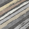 Piper Looms Chantille Stripes ACN1019 Charcoal Machine Washable Area Rug Swatch Image