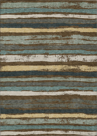 Piper Looms Chantille Stripes ACN1019 Fudge Machine Washable Area Rug main image
