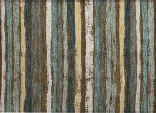 Piper Looms Chantille Stripes ACN1019 Fudge Machine Washable Area Rug Scatter Main Image