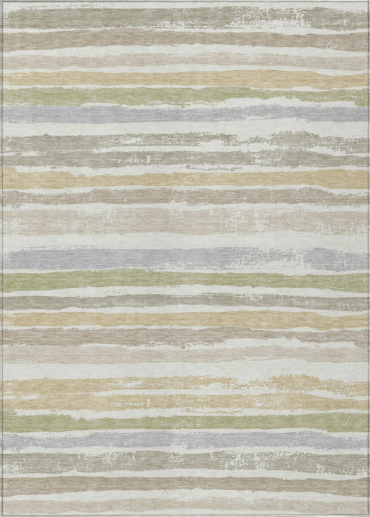 Piper Looms Chantille Stripes ACN1019 Ivory Machine Washable Area Rug main image