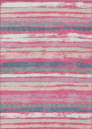 Piper Looms Chantille Stripes ACN1019 Pink Machine Washable Area Rug main image