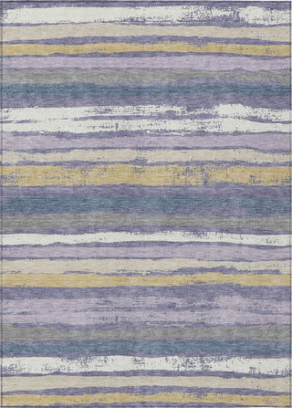 Piper Looms Chantille Stripes ACN1019 Purple Machine Washable Area Rug main image