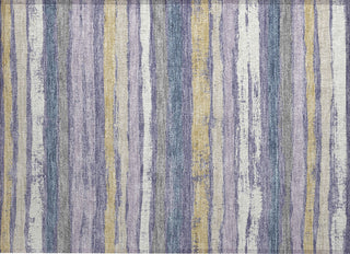Piper Looms Chantille Stripes ACN1019 Purple Machine Washable Area Rug Scatter Main Image