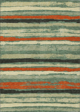 Piper Looms Chantille Stripes ACN1019 Sage Machine Washable Area Rug main image