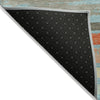Piper Looms Chantille Stripes ACN1019 Sky Machine Washable Area Rug Backing Image