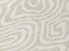 Piper Looms Chantille Swirls ACN1020 Beige Machine Washable Area Rug Swatch Image