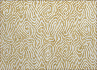 Piper Looms Chantille Swirls ACN1020 Gold Machine Washable Area Rug Scatter Main Image