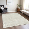 Piper Looms Chantille Swirls ACN1020 Ivory Machine Washable Area Rug Lifestyle Image Feature