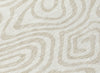 Piper Looms Chantille Swirls ACN1020 Ivory Machine Washable Area Rug Swatch Image