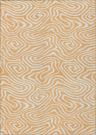 Piper Looms Chantille Swirls ACN1020 Peach Machine Washable Area Rug main image