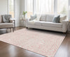 Piper Looms Chantille Swirls ACN1020 Pink Machine Washable Area Rug Lifestyle Image Feature