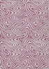 Piper Looms Chantille Swirls ACN1020 Plum Machine Washable Area Rug main image