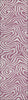 Piper Looms Chantille Swirls ACN1020 Plum Machine Washable Area Rug Runner Main Image