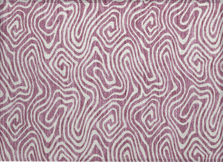 Piper Looms Chantille Swirls ACN1020 Plum Machine Washable Area Rug Scatter Main Image