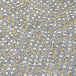 Piper Looms Chantille Circles ACN1021 Gray Machine Washable Area Rug Swatch Image