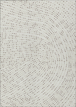 Piper Looms Chantille Circles ACN1021 Ivory Machine Washable Area Rug main image