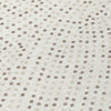 Piper Looms Chantille Circles ACN1021 Ivory Machine Washable Area Rug Swatch Image