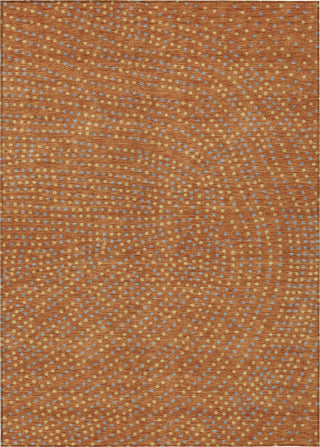 Piper Looms Chantille Circles ACN1021 Paprika Machine Washable Area Rug main image