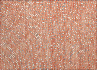 Piper Looms Chantille Circles ACN1021 Salmon Machine Washable Area Rug Scatter Main Image