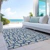 Piper Looms Chantille Geometric ACN1023 Beige Machine Washable Area Rug Outdoor Lifestyle Image Feature