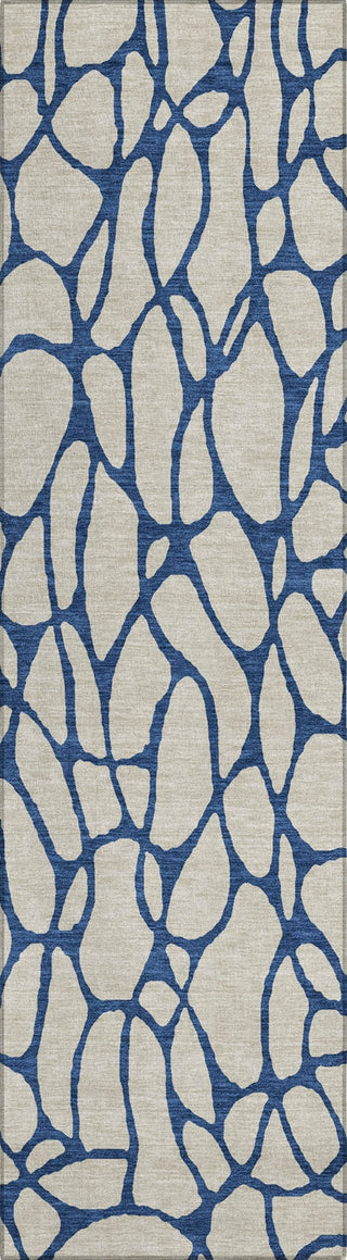 Piper Looms Chantille Geometric ACN1023 Beige Machine Washable Area Rug Runner Main Image