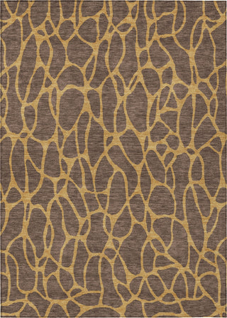 Piper Looms Chantille Geometric ACN1023 Brown Machine Washable Area Rug main image
