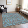 Piper Looms Chantille Geometric ACN1023 Gray Machine Washable Area Rug Lifestyle Image Feature