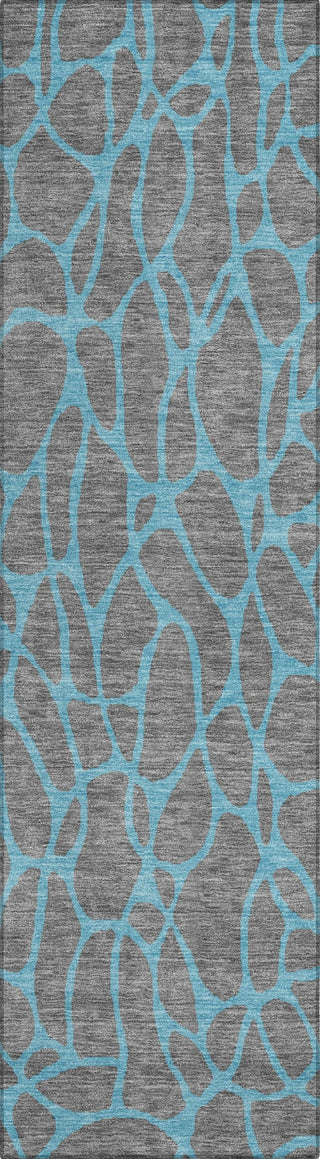 Piper Looms Chantille Geometric ACN1023 Gray Machine Washable Area Rug Runner Main Image