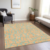 Piper Looms Chantille Geometric ACN1023 Mint Machine Washable Area Rug Lifestyle Image Feature