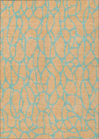 Piper Looms Chantille Geometric ACN1023 Mint Machine Washable Area Rug main image