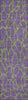 Piper Looms Chantille Geometric ACN1023 Purple Machine Washable Area Rug Runner Main Image