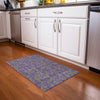 Piper Looms Chantille Geometric ACN1023 Purple Machine Washable Area Rug Scatter Lifestyle Image Feature