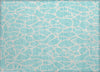 Piper Looms Chantille Geometric ACN1024 Aqua Machine Washable Area Rug Scatter Main Image