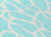 Piper Looms Chantille Geometric ACN1024 Aqua Machine Washable Area Rug Swatch Image