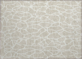 Piper Looms Chantille Geometric ACN1024 Beige Machine Washable Area Rug Scatter Main Image