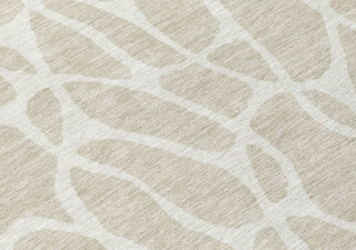 Piper Looms Chantille Geometric ACN1024 Beige Machine Washable Area Rug Swatch Image