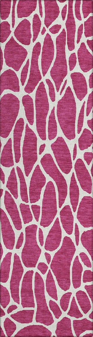 Piper Looms Chantille Geometric ACN1024 Blush Machine Washable Area Rug Runner Main Image