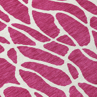 Piper Looms Chantille Geometric ACN1024 Blush Machine Washable Area Rug Swatch Image