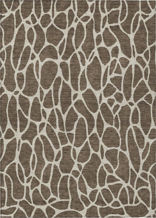 Piper Looms Chantille Geometric ACN1024 Fudge Machine Washable Area Rug main image