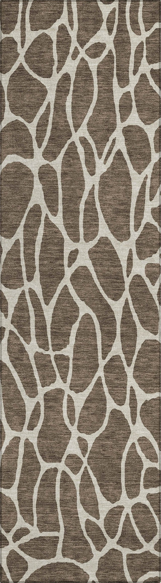 Piper Looms Chantille Geometric ACN1024 Fudge Machine Washable Area Rug Runner Main Image