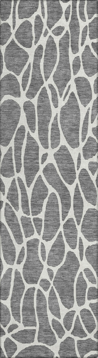 Piper Looms Chantille Geometric ACN1024 Gray Machine Washable Area Rug Runner Main Image