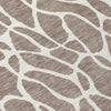 Piper Looms Chantille Geometric ACN1024 Taupe Machine Washable Area Rug Swatch Image