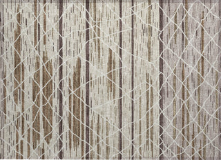 Piper Looms Chantille Stripes ACN1025 Beige Machine Washable Area Rug Scatter Main Image