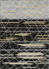 Piper Looms Chantille Stripes ACN1025 Black Machine Washable Area Rug main image