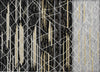 Piper Looms Chantille Stripes ACN1025 Black Machine Washable Area Rug Scatter Main Image