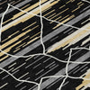 Piper Looms Chantille Stripes ACN1025 Black Machine Washable Area Rug Swatch Image