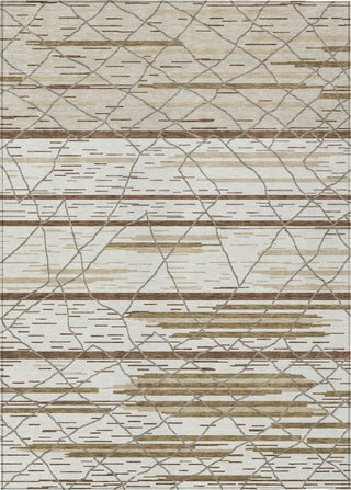 Piper Looms Chantille Stripes ACN1025 Ivory Machine Washable Area Rug main image