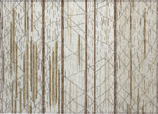 Piper Looms Chantille Stripes ACN1025 Ivory Machine Washable Area Rug Scatter Main Image